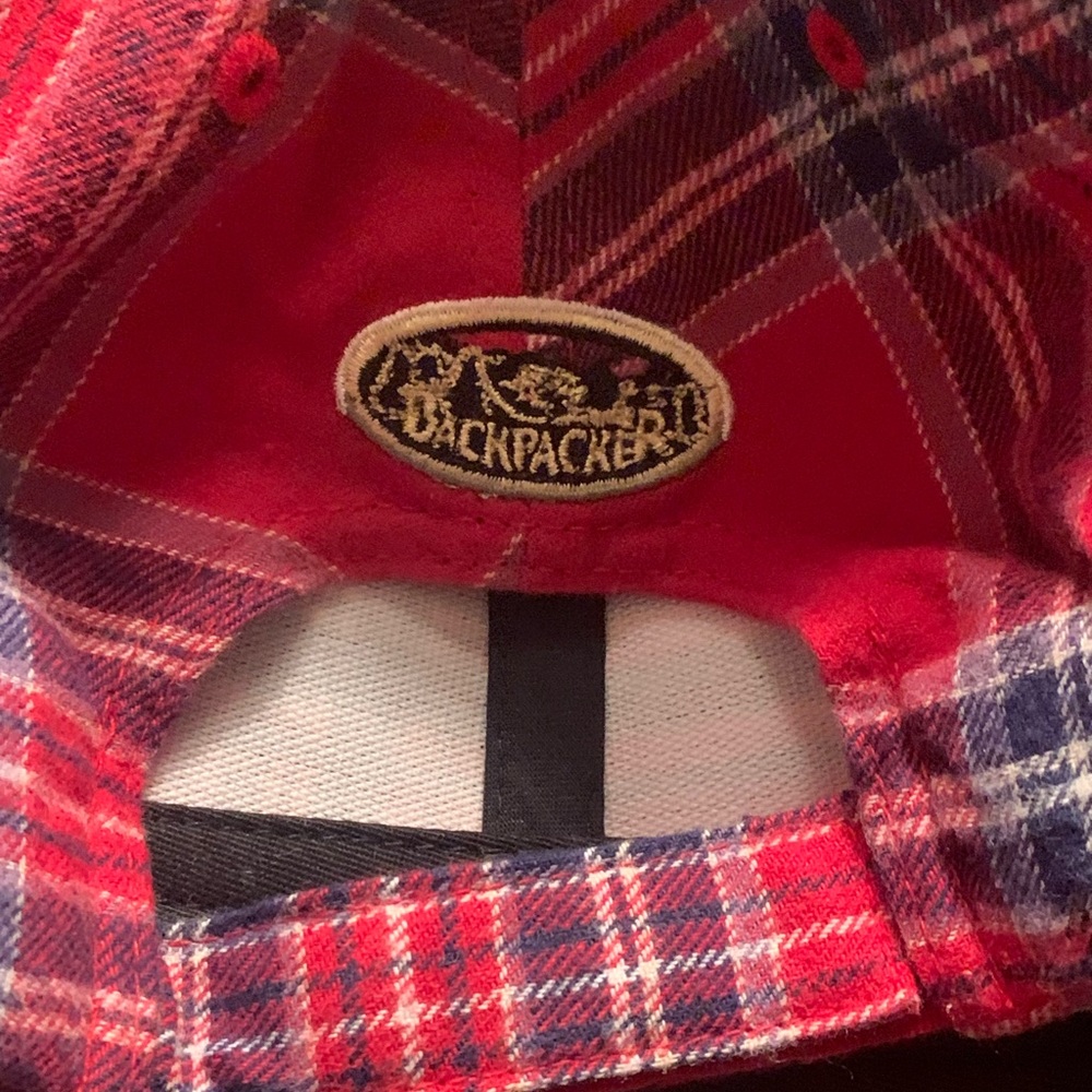 Backpacker Baseball Cap - Plaid - Picture 3 of 4